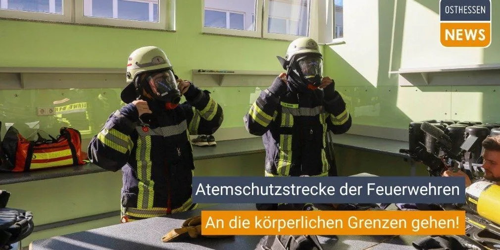 Atemschutzstrecke der Feuerwehren - Bis an die körperlichen Grenzen gehen!