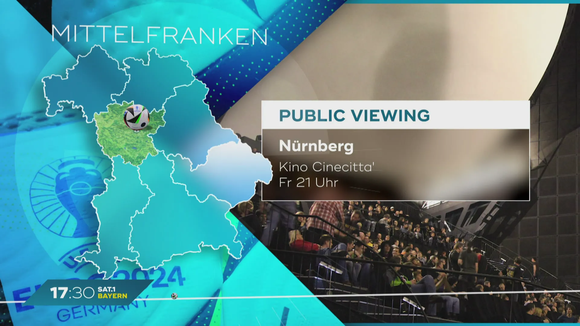 Public Viewing zur EM 2024: Spots in ganz Bayern