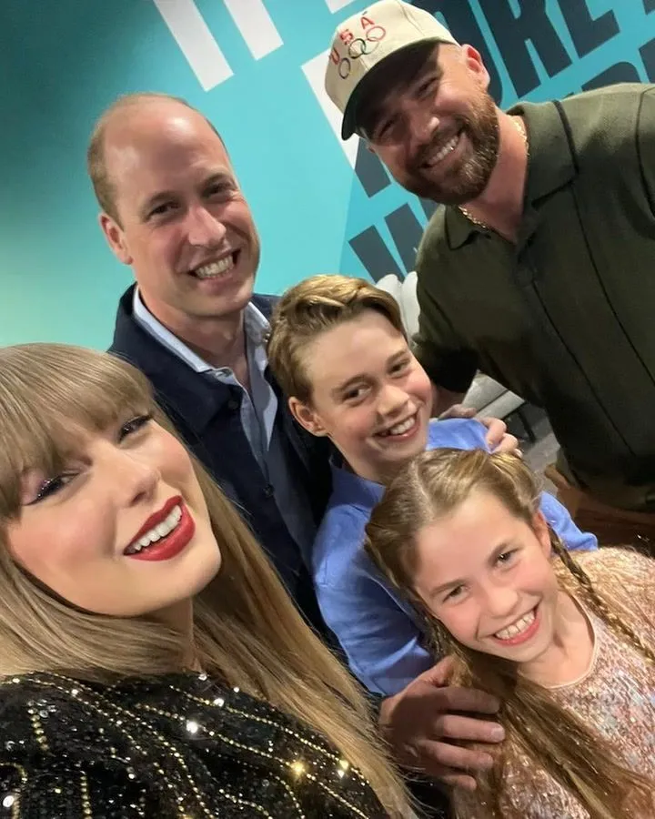 Selfie mit Taylor Swift: Charlotte und George überglücklich
