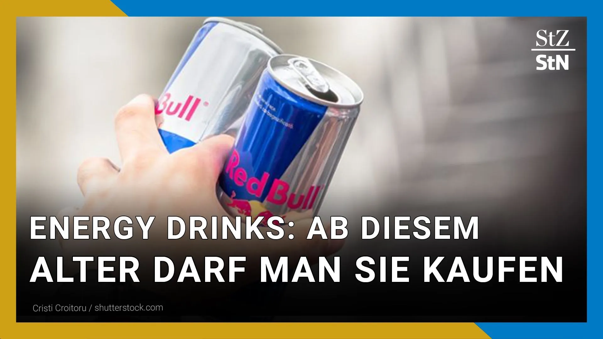 Ab wann darf man Energy Drinks wie Red Bull kaufen und trinken?