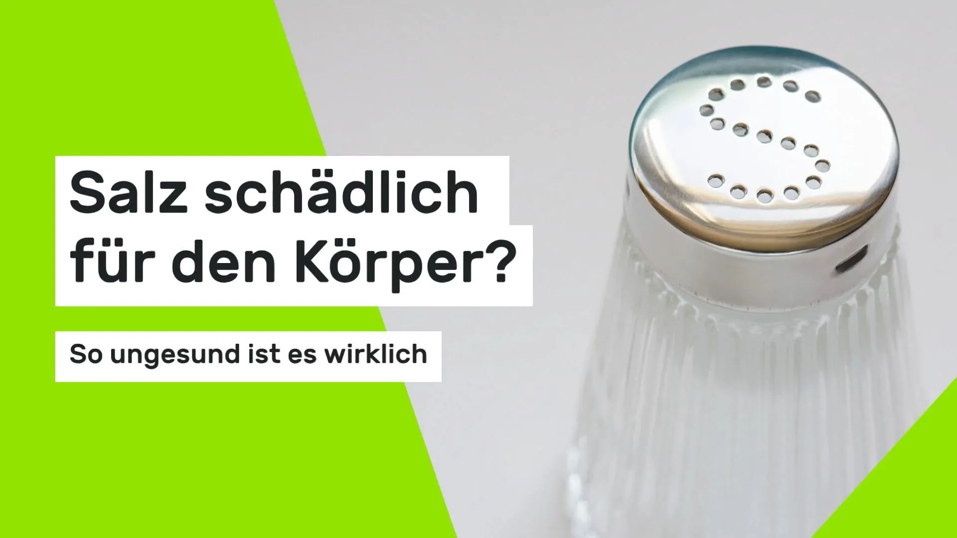 Salz schädlich für den Körper? So ungesund ist es wirklich