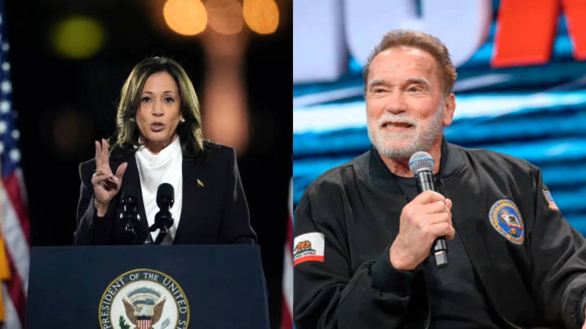 Arnold Schwarzenegger unterstützt Kamala Harris als Präsidentschaftskandidatin