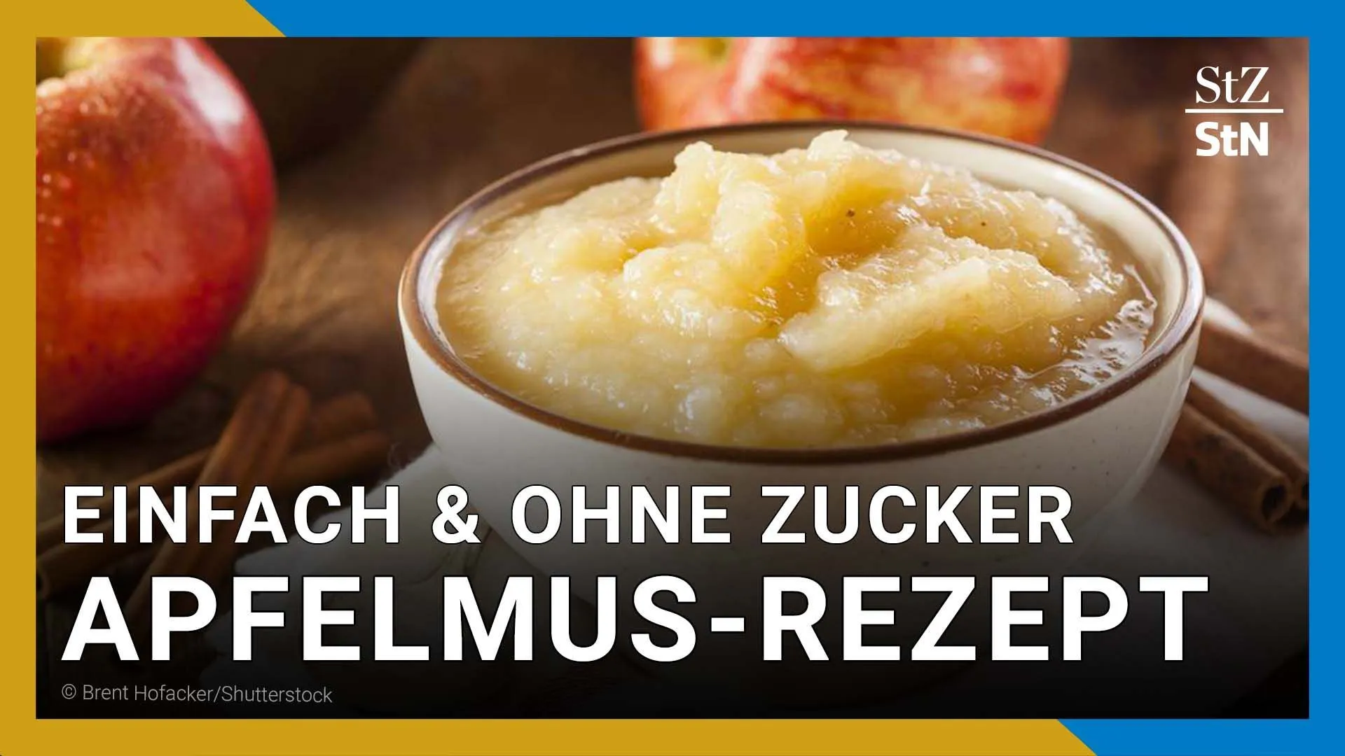 Gesundes Apfelmus-Rezept ohne Zucker