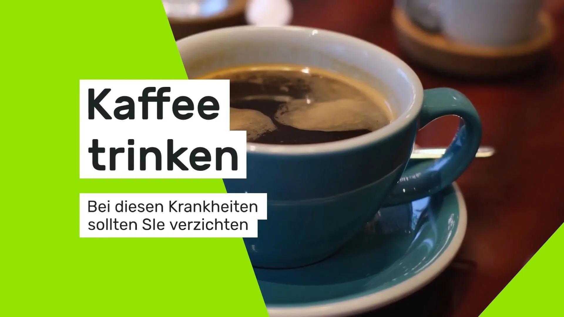 Kaffee trinken: Bei diesen Krankheiten sollten Sie verzichten