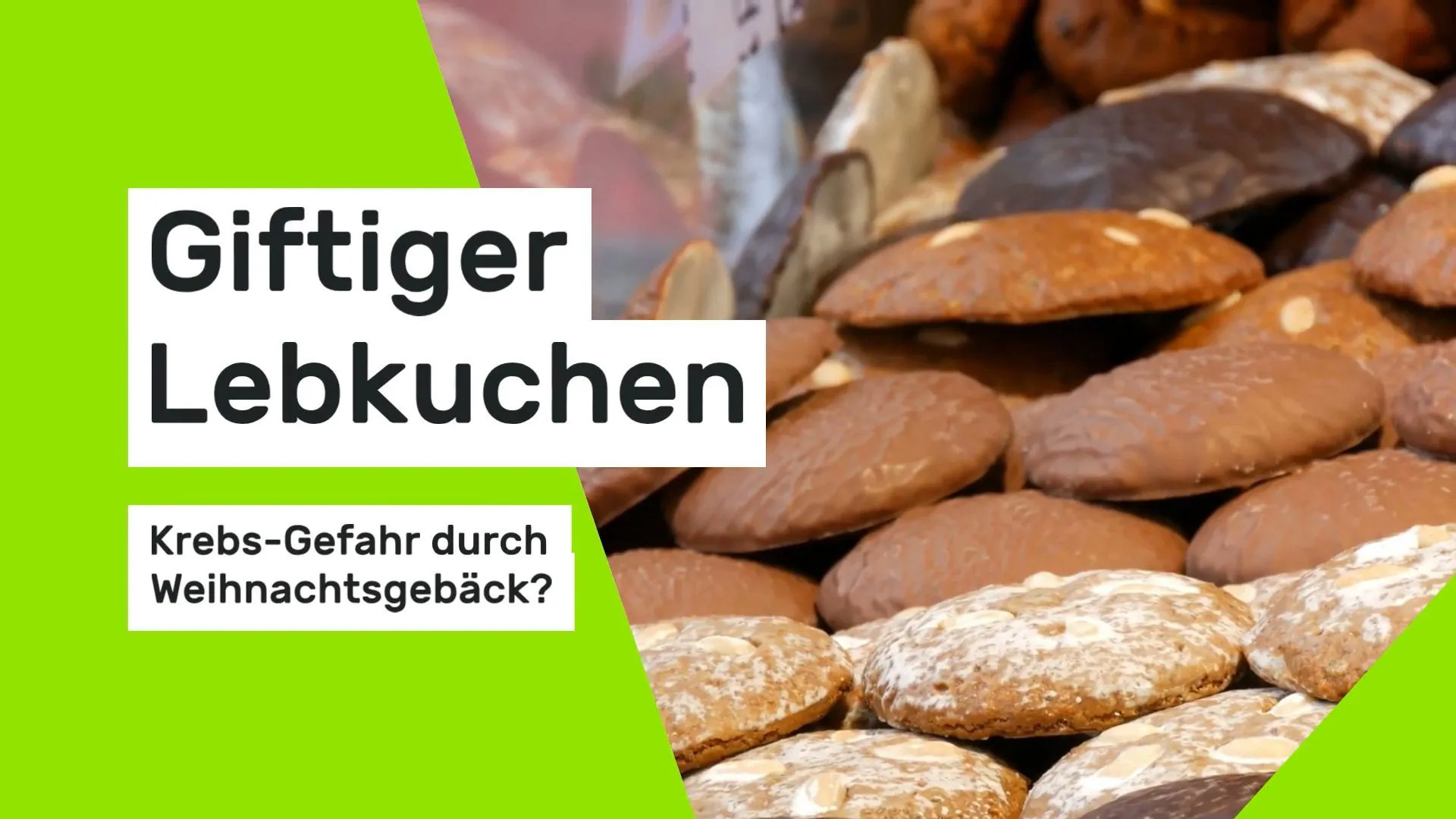 Giftiger Lebkuchen: Krebs-Gefahr durch Weihnachtsgebäck?