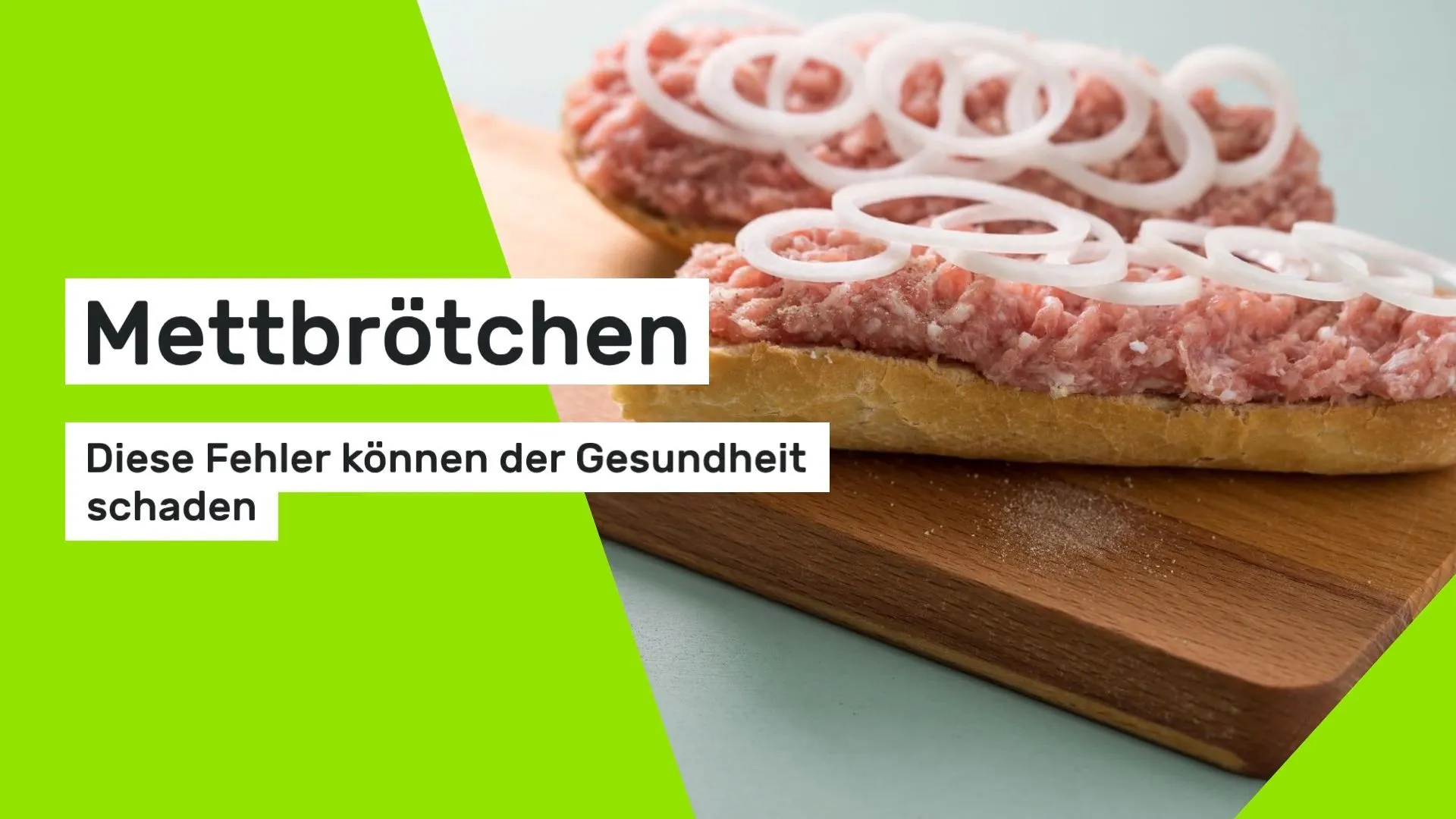 Mettbrötchen: Diese Fehler können der Gesundheit schaden