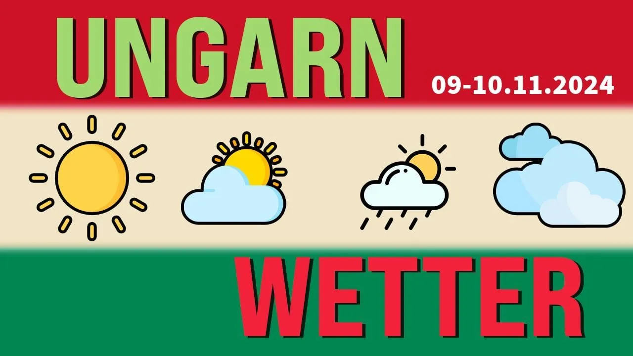 Das Reisewetter in Ungarn für das Wochenende 09.-10.11.2024