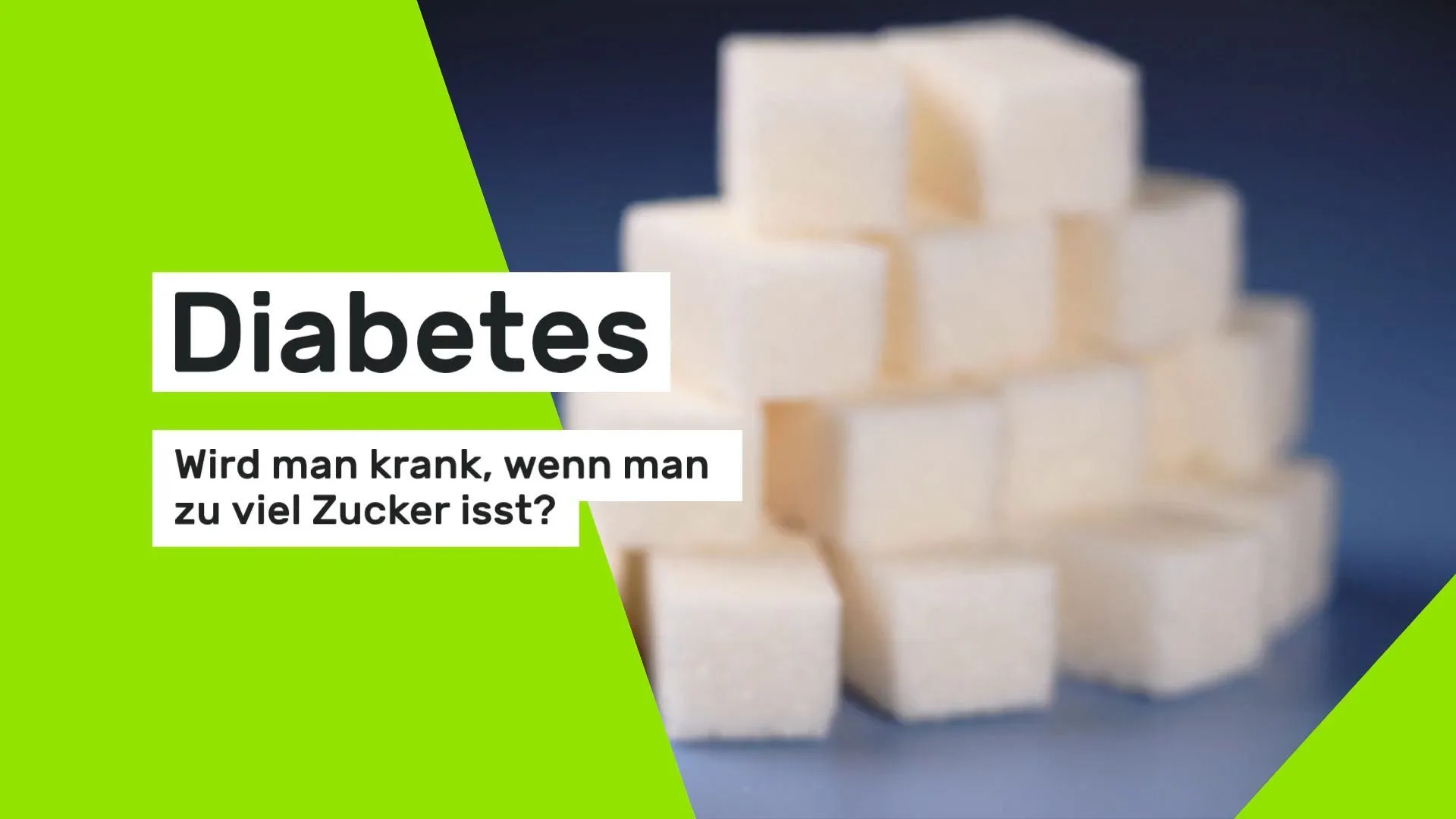 Bekommt man Diabetes, wenn man zu viel Zucker isst?