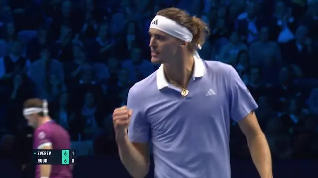 Highlights: Zverev glänzt gegen Ruud