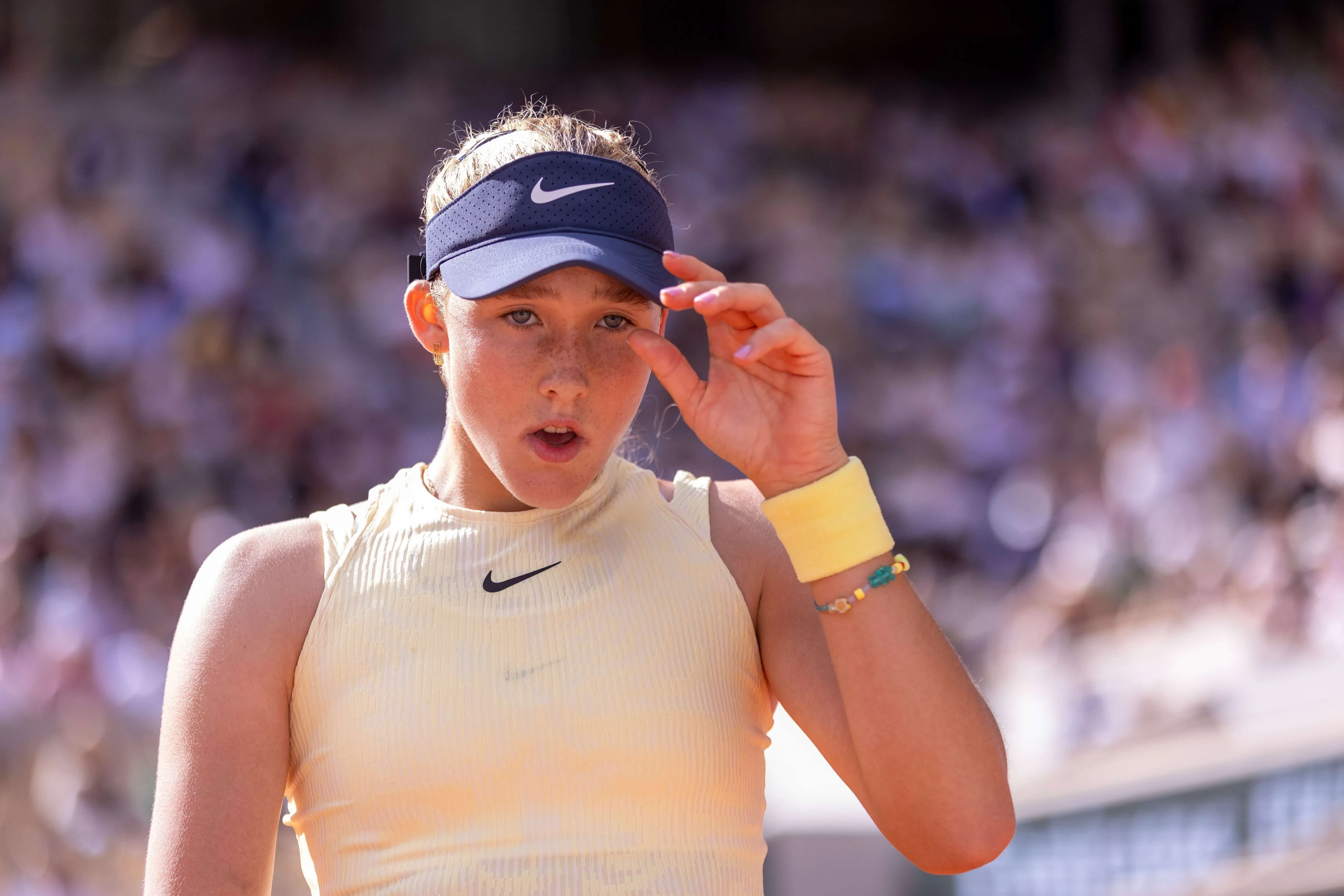 French Open: "Das könnte ein Zeichen sein!" Andreeva rettet Marienkäfer