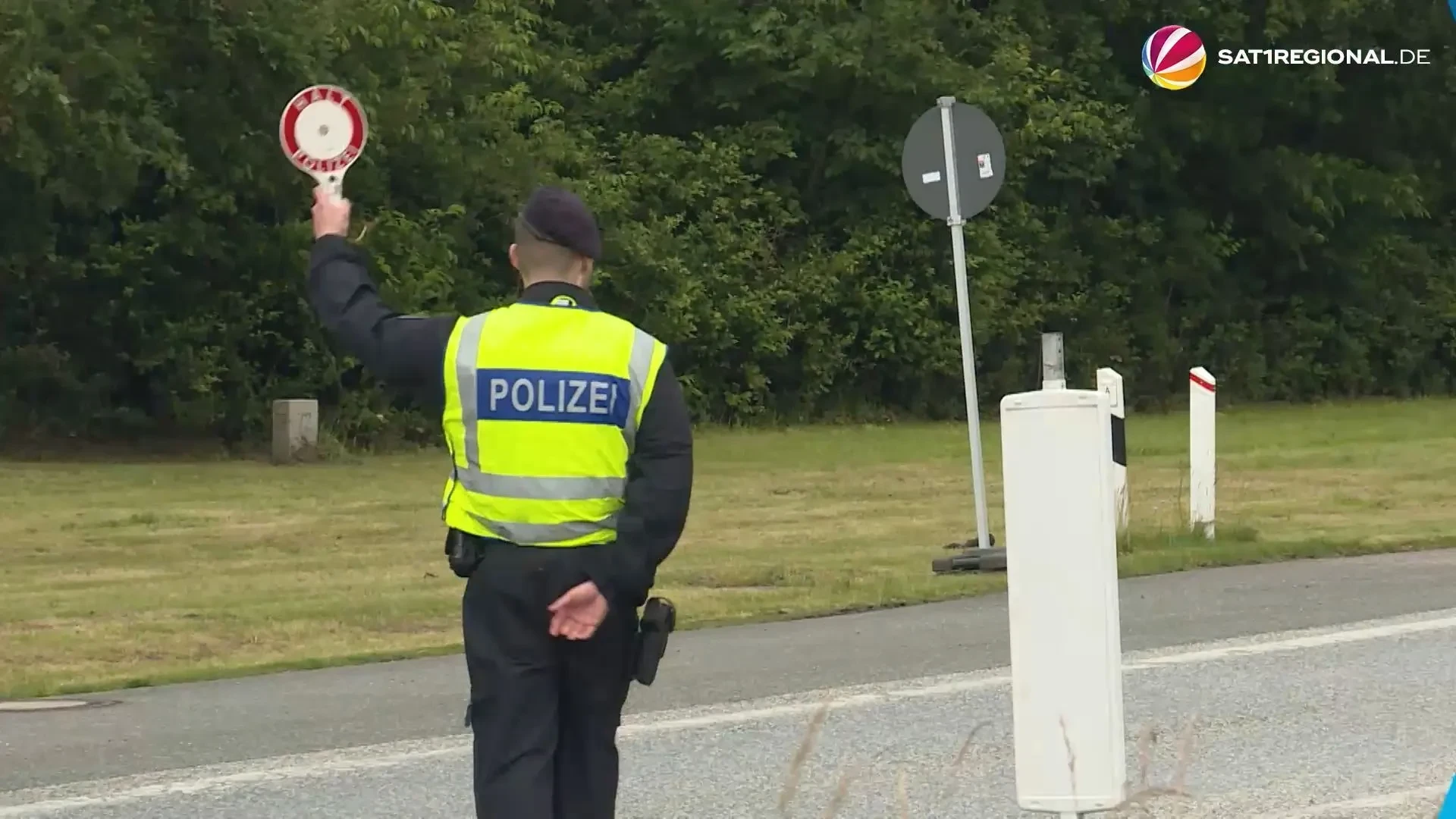 Kontrollen an deutsch-dänischer Grenze wegen Fußball-EM