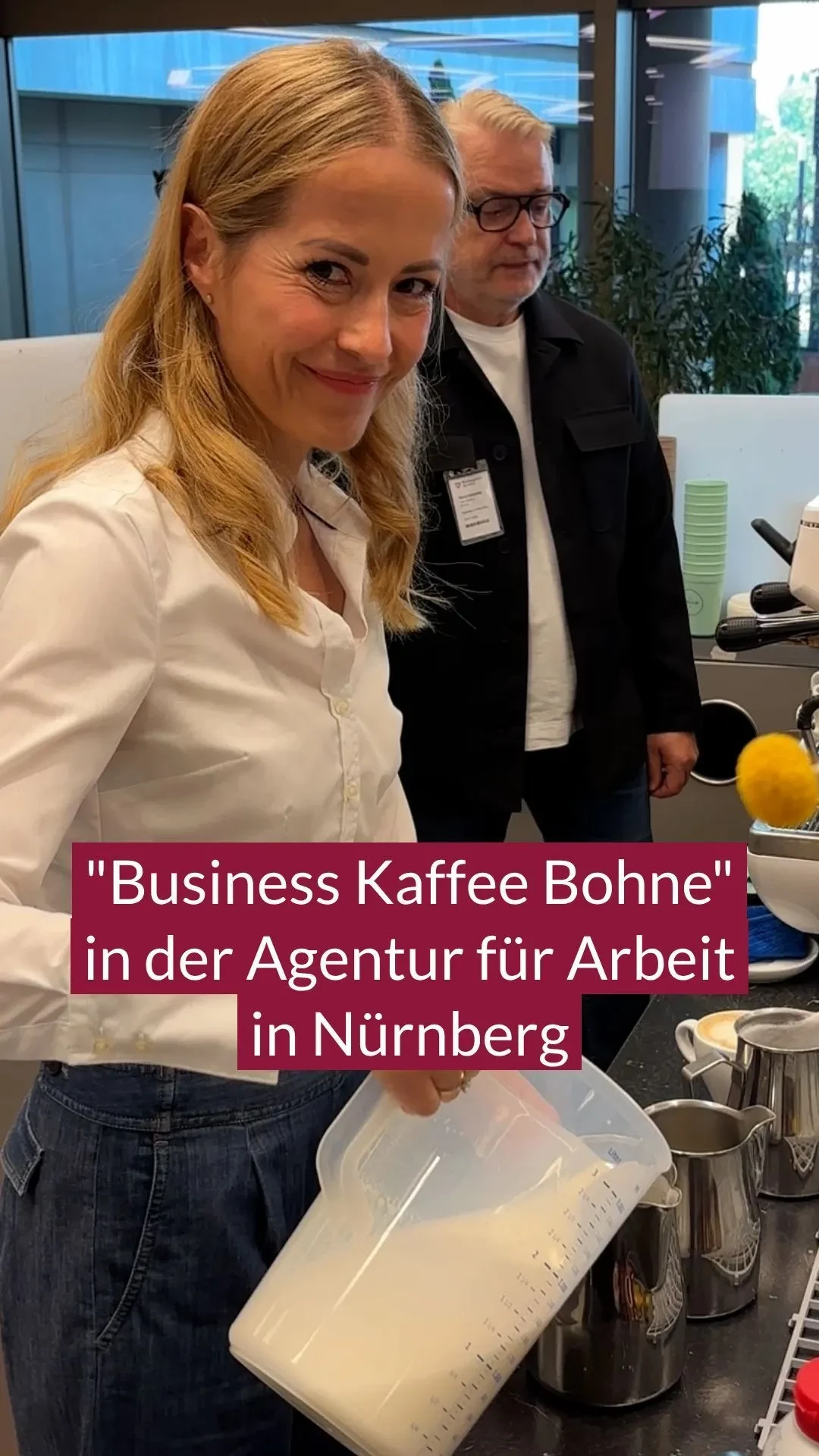 Il nuovo "Business Coffee Bean" presso l'Agenzia Federale per l'Occupazione a Norimberga