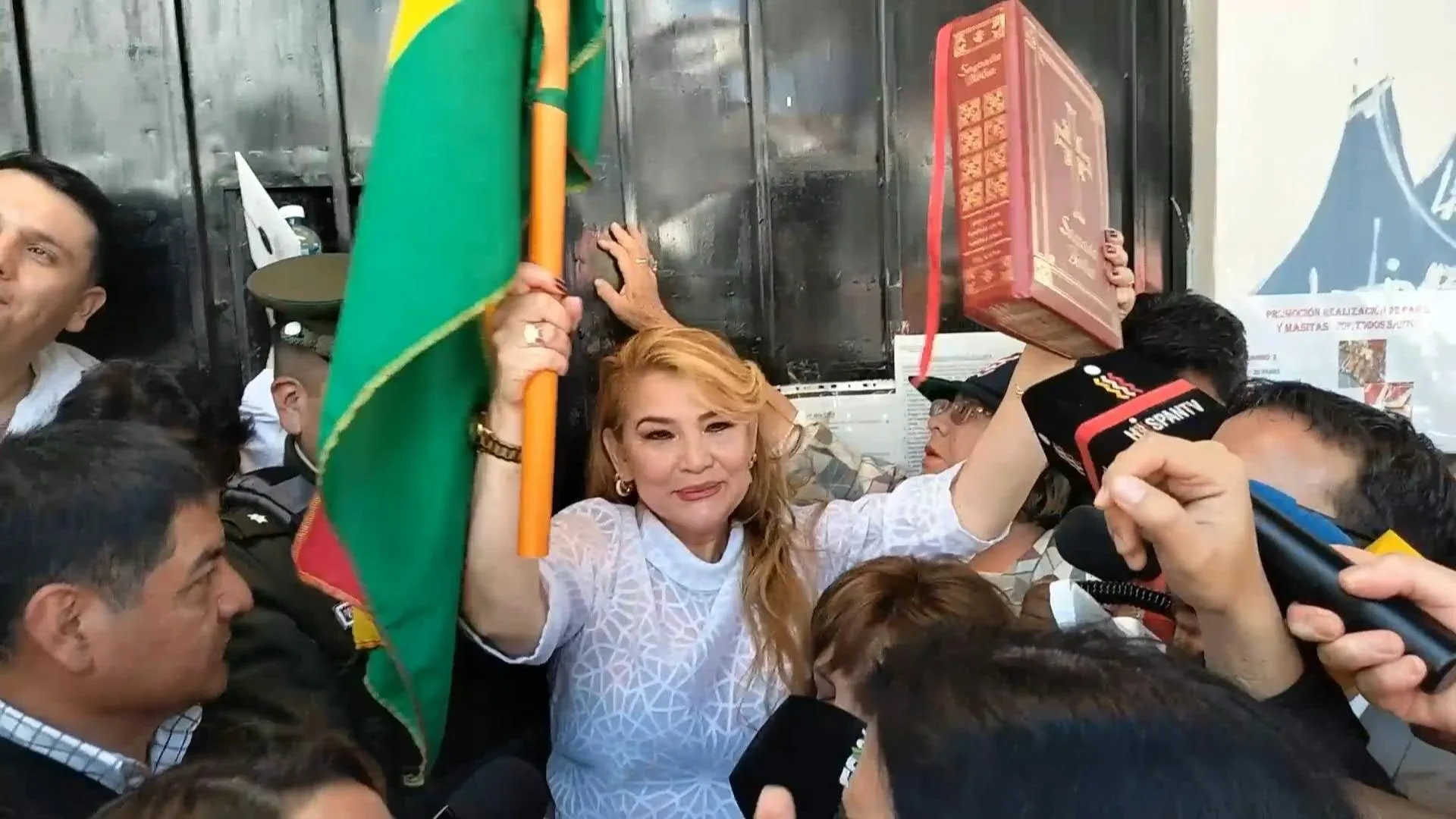 Bolivian ex-president Anez leaves prison after sentence annuled