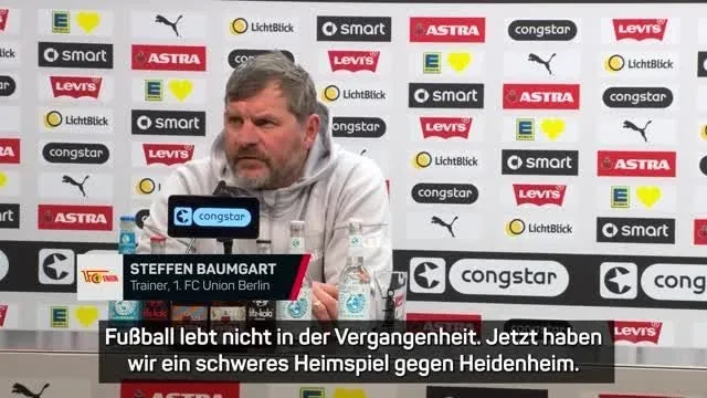 Baumgart: "Fußball lebt nicht in der Vergangenheit"