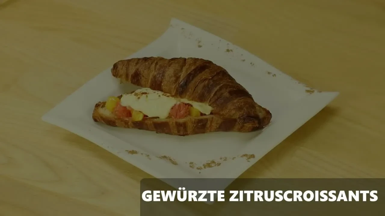 Croissants aux agrumes épicés