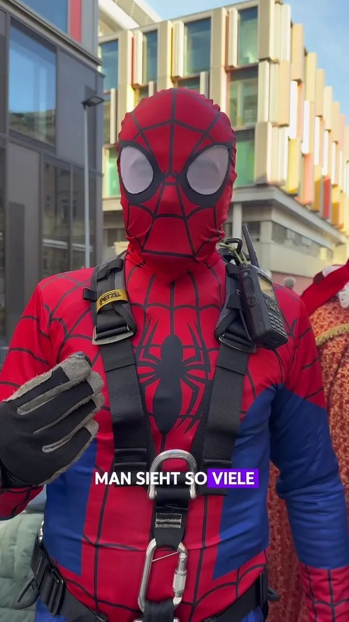 Superheroes visit Innsbruck Children's Hospital